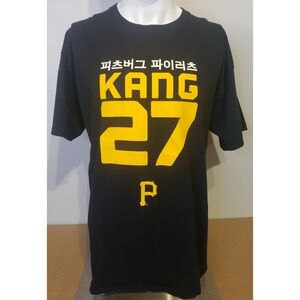 Pittsburgh Pirates Jung-Ho Kang Black T-Shirt Size XL By Jerzees